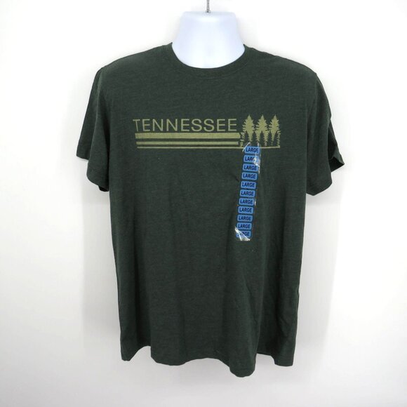 State Of Mine Men's Tennessee Green T-Shirt Large  NWT - Picture 1 of 4